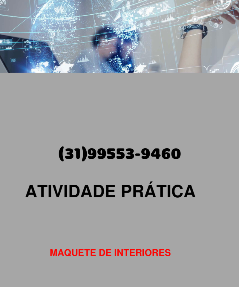 Atividade prática Maquete de interiores