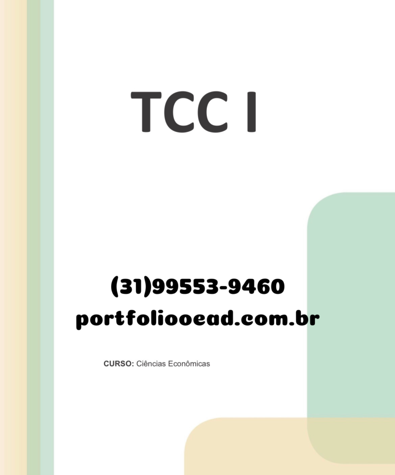 TCC I Ciências Econômicas