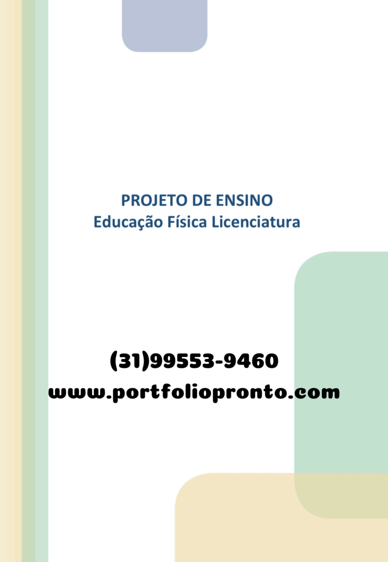 Projeto de ensino Educação física