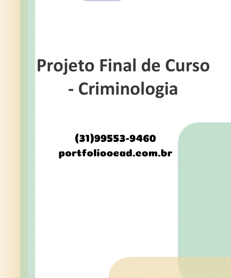 TCC II Criminologia