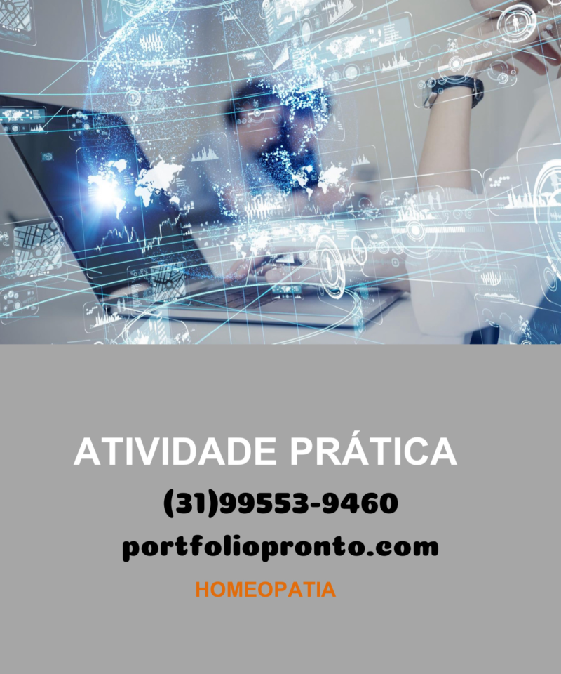 Atividade prática Homeopatia