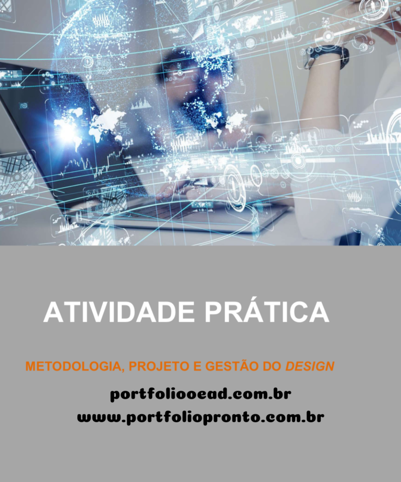 Atividade prática Metodologia, projeto e gestão do design