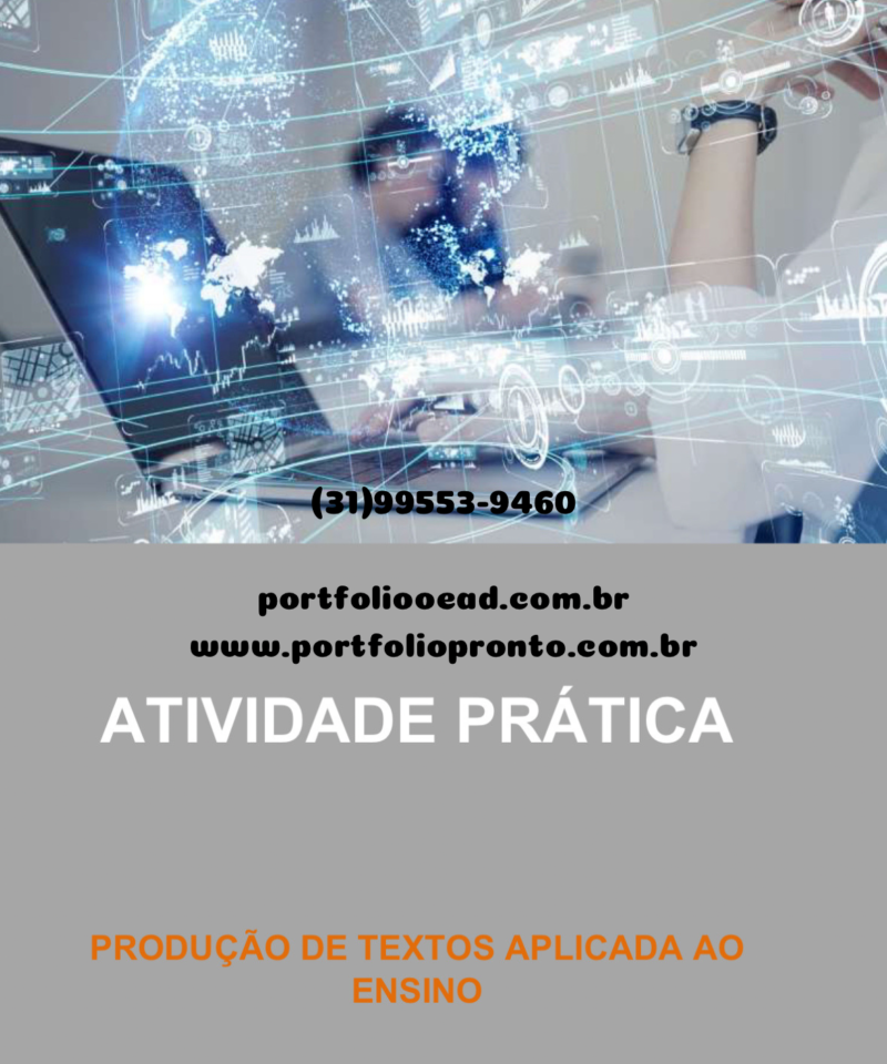 Atividade prática Produção de textos aplicada ao ensino