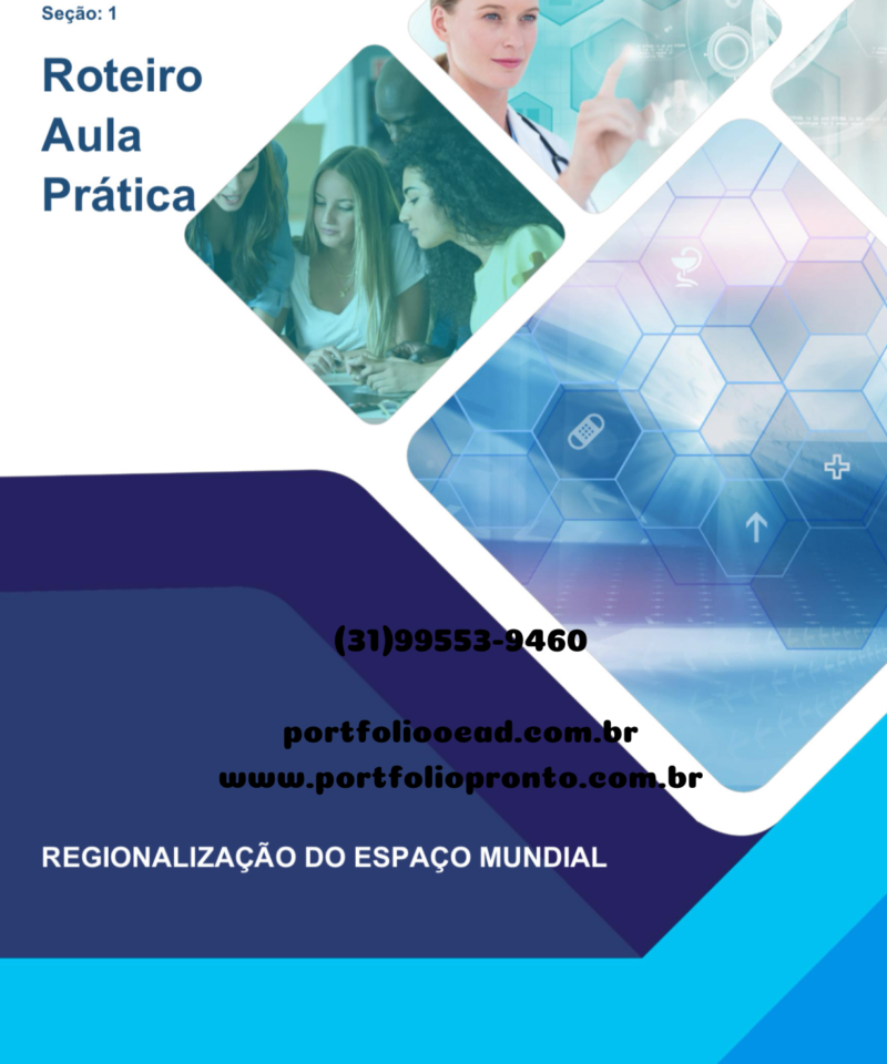 Aula Prática Regionalização do espaço mundial