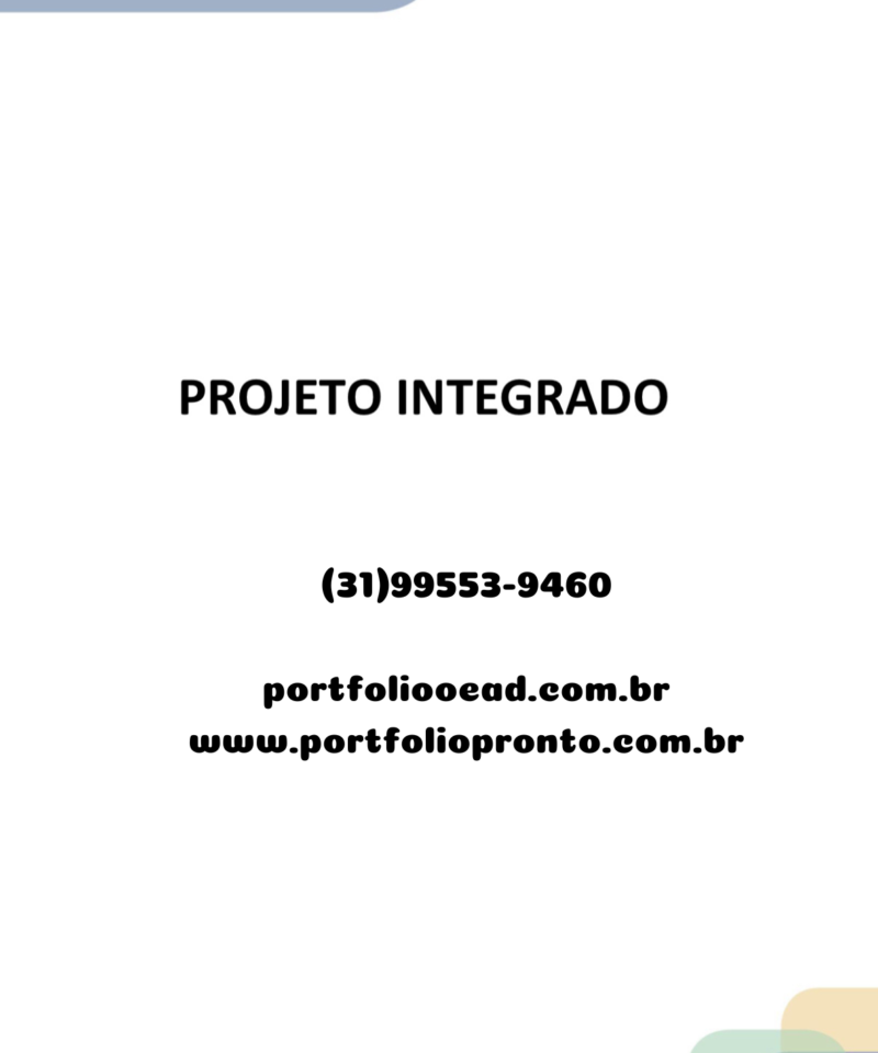 Projeto Integrado Gerontologia