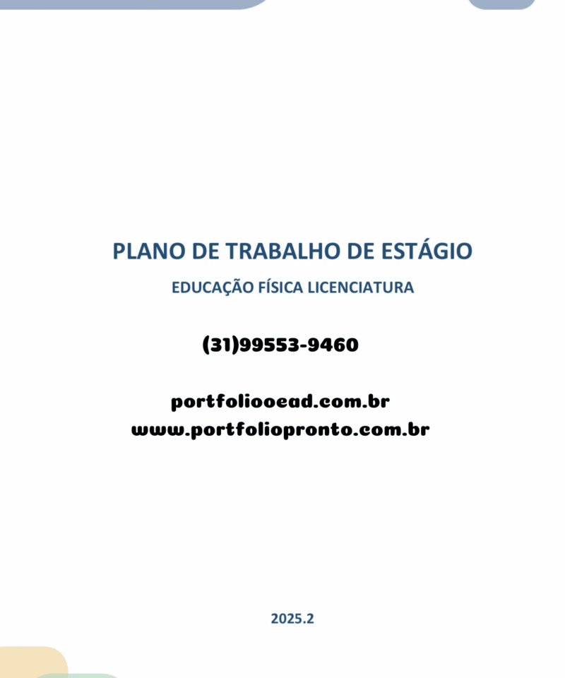 Estágio III ensino médio Educação Física Licenciatura