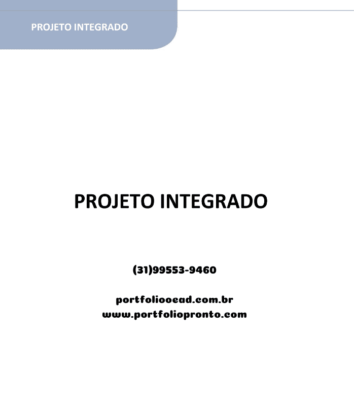 Projeto integrado