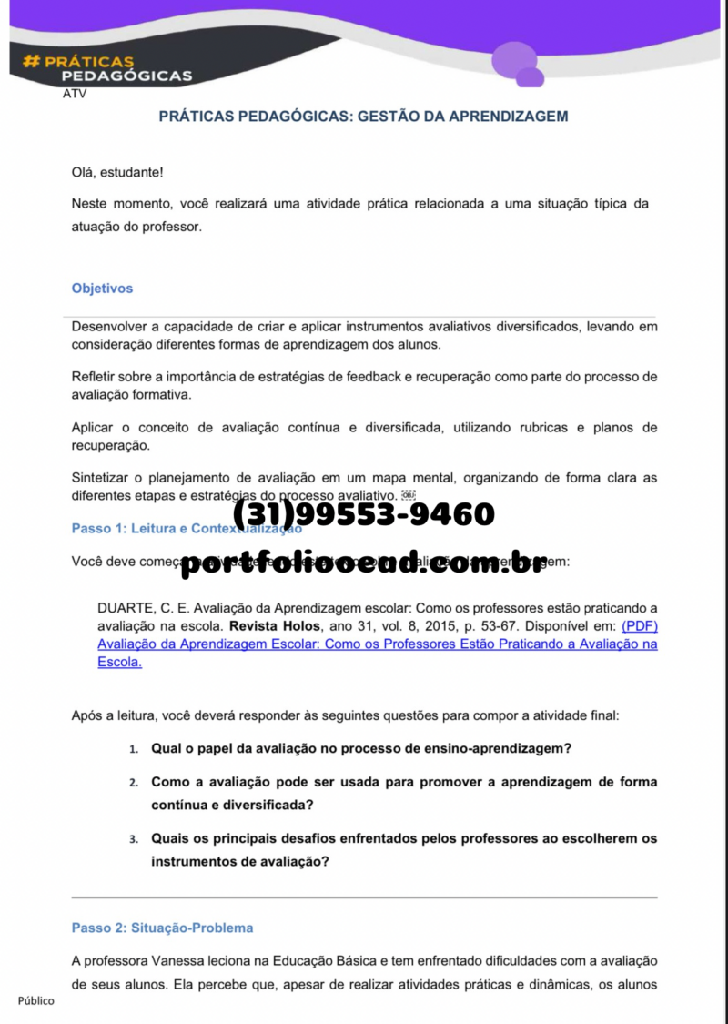 Práticas pedagógicas Gestão da Aprendizagem