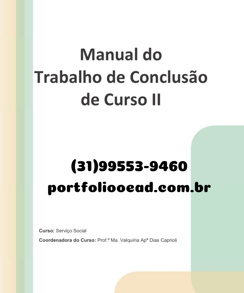 TCC II Serviço Social
