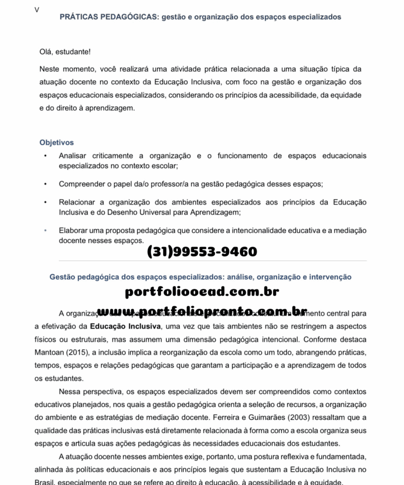 Práticas pedagógicas