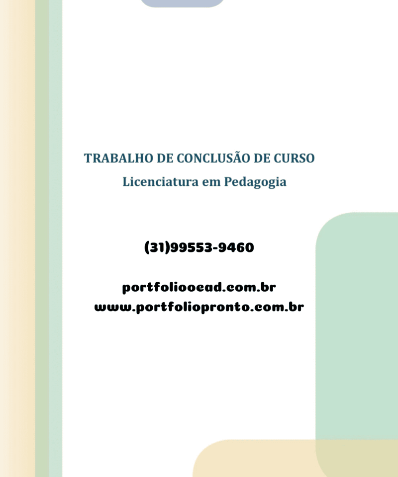 Trabalho de conclusão de curso Pedagogia